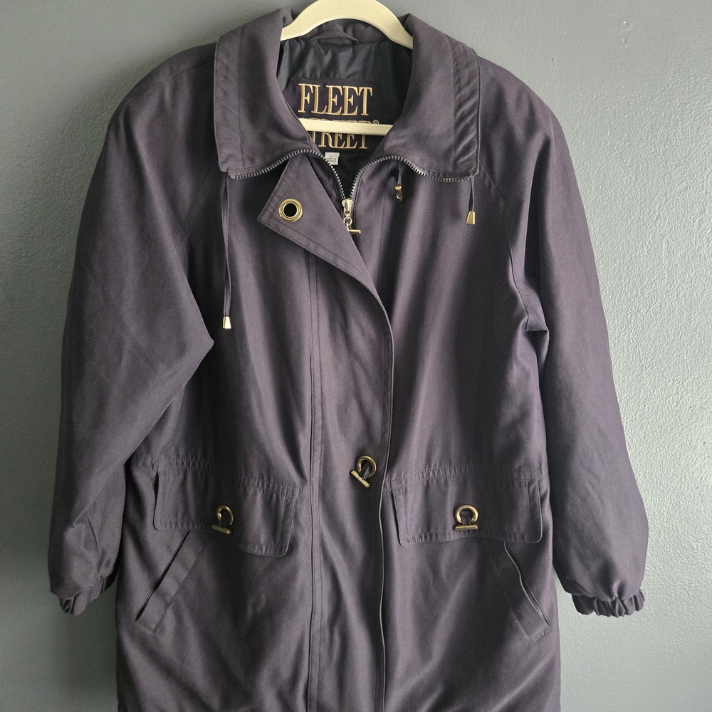 Fleet Street Women's Vintage Utility Jacket Large - Picture 6 of 6